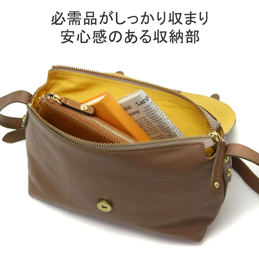 Amazon | [ダコタ] 牛革かぶせショルダーバッグ 1030305